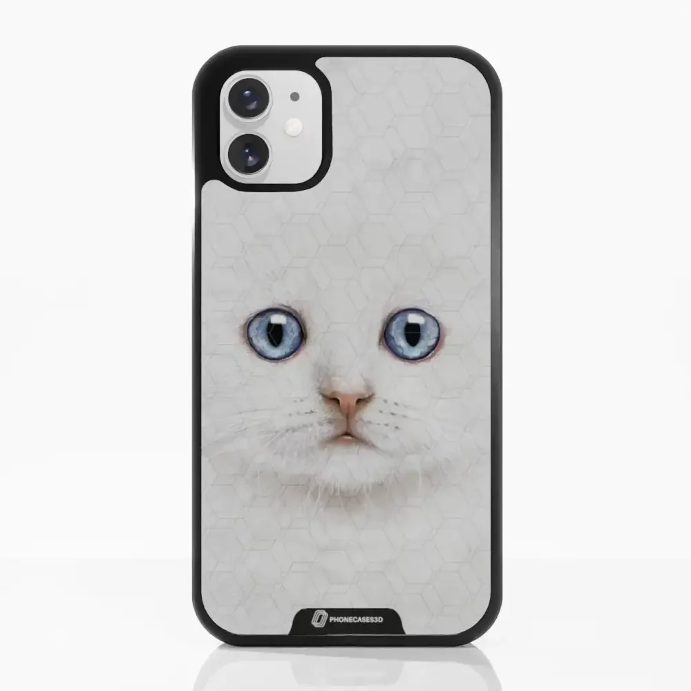 Vincent Hie Official 3D Phone Case Design White Kitten