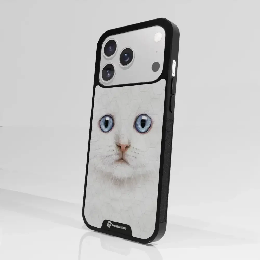 Vincent Hie Official 3D Phone Case Design White Kitten - Image 102