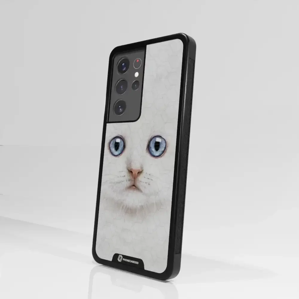 Vincent Hie Official 3D Phone Case Design White Kitten - Image 105