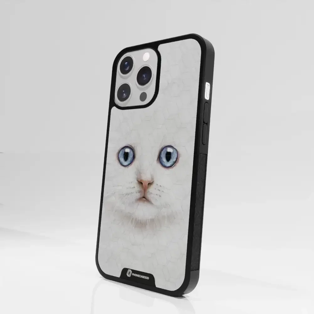 Vincent Hie Official 3D Phone Case Design White Kitten - Image 90