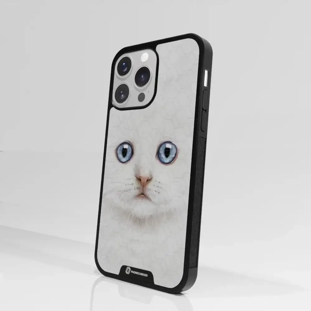 Vincent Hie Official 3D Phone Case Design White Kitten - Image 91