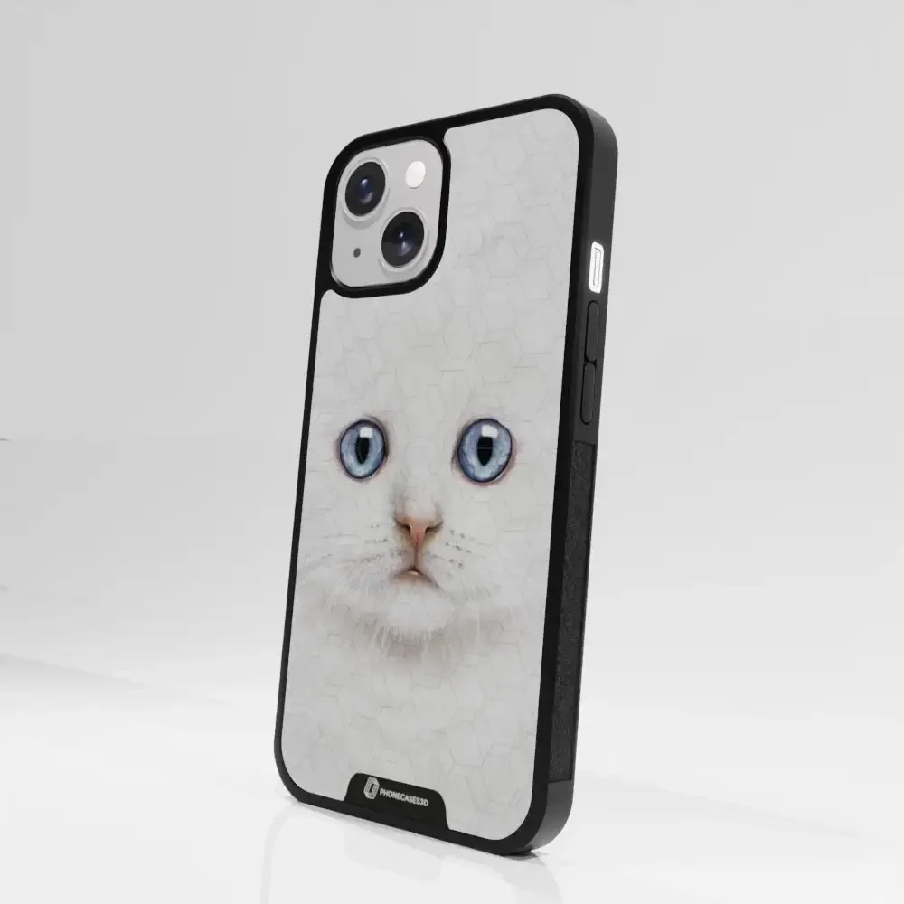 Vincent Hie Official 3D Phone Case Design White Kitten - Image 92