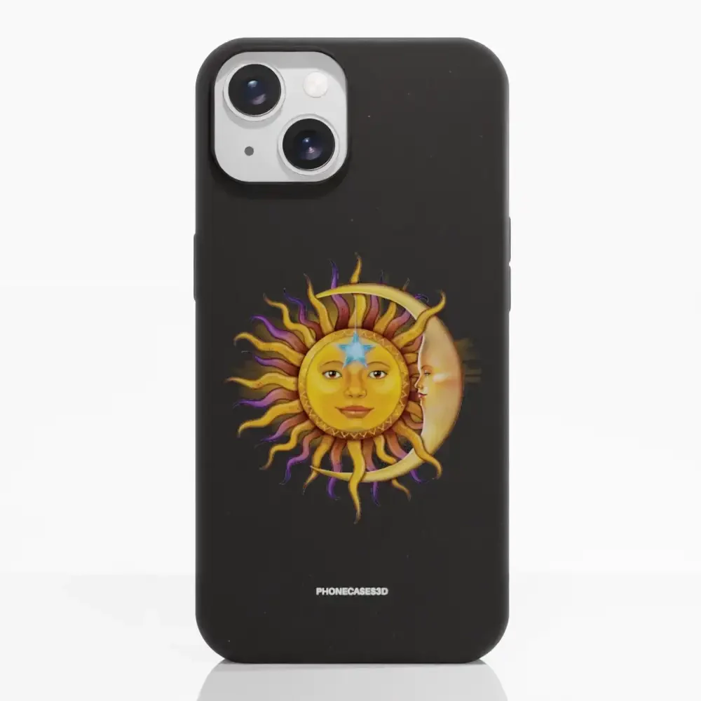 Vincent Hie Official Black Compostable Phone Case Design Sun Moon - Image 13