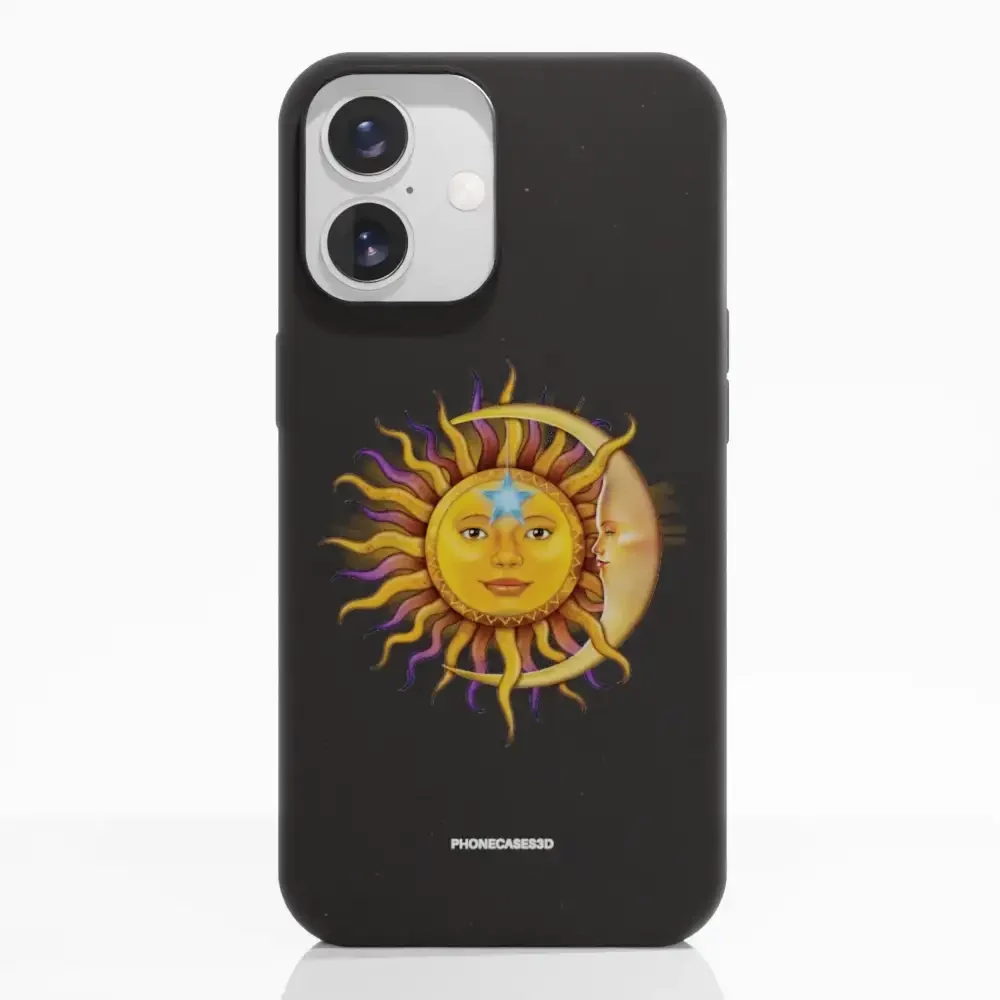 Vincent Hie Official Black Compostable Phone Case Design Sun Moon - Image 17