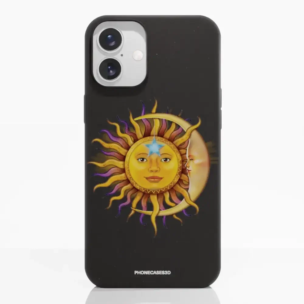 Vincent Hie Official Black Compostable Phone Case Design Sun Moon - Image 19