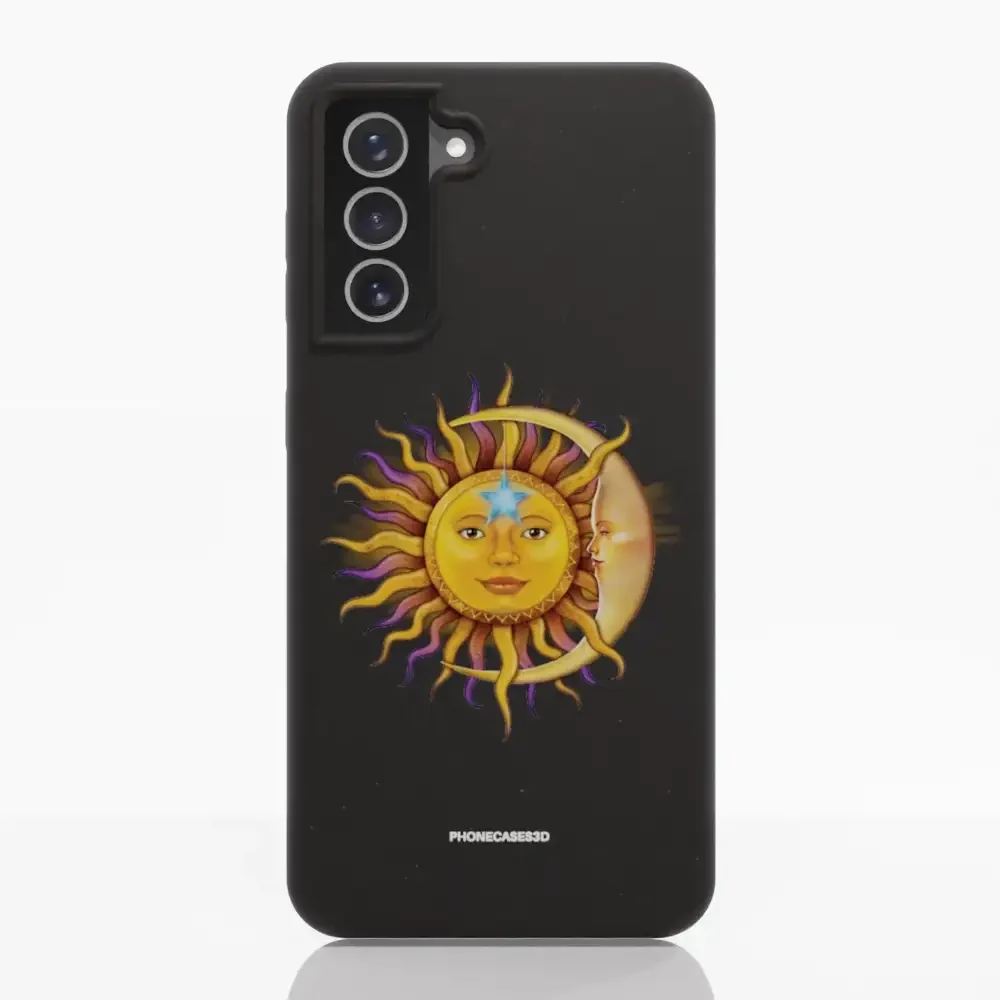 Vincent Hie Official Black Compostable Phone Case Design Sun Moon - Image 33