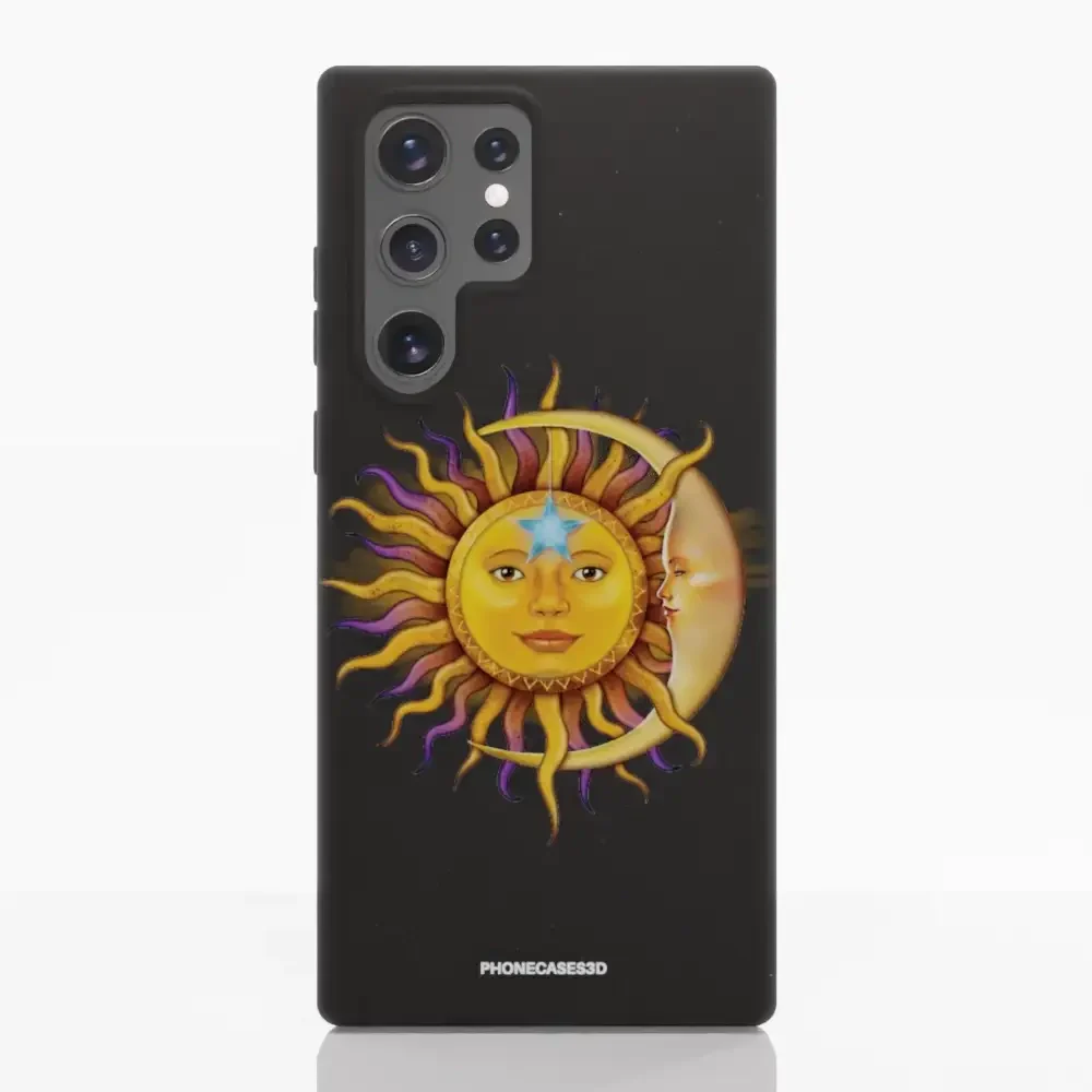 Vincent Hie Official Black Compostable Phone Case Design Sun Moon - Image 38