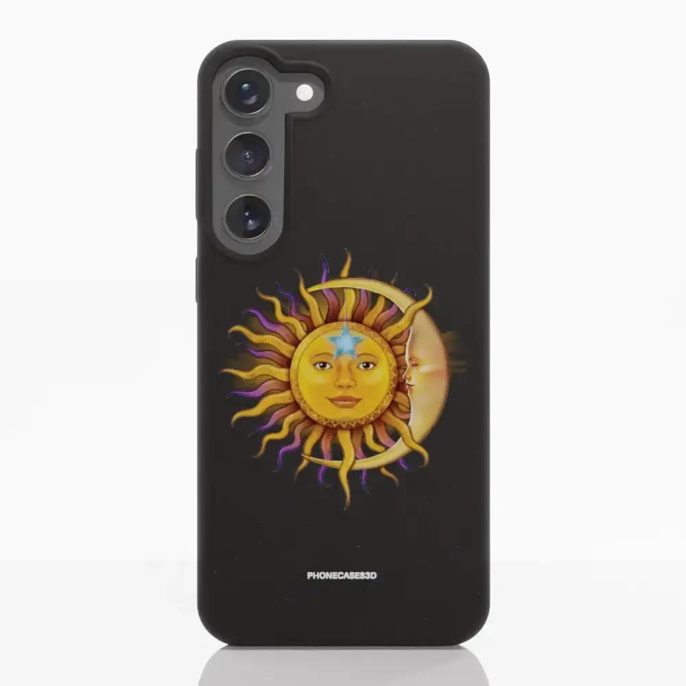 Vincent Hie Official Black Compostable Phone Case Design Sun Moon - Image 39