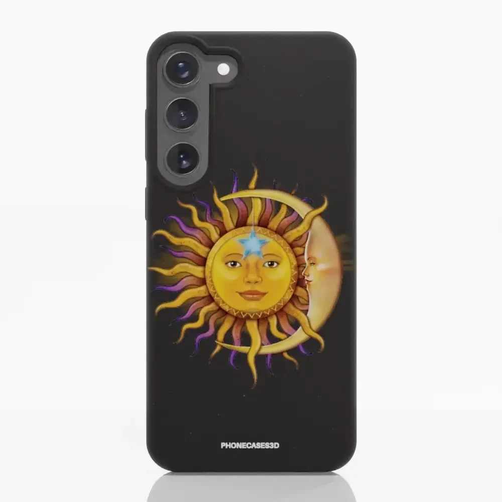 Vincent Hie Official Black Compostable Phone Case Design Sun Moon - Image 40