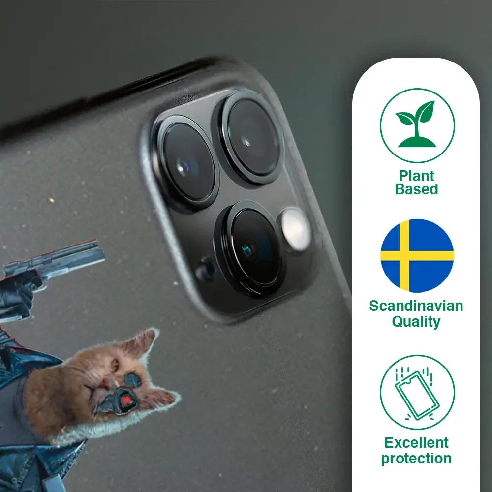 Vincent Hie Official Compostable Phone Case Design I´ll be Cat - Image 48