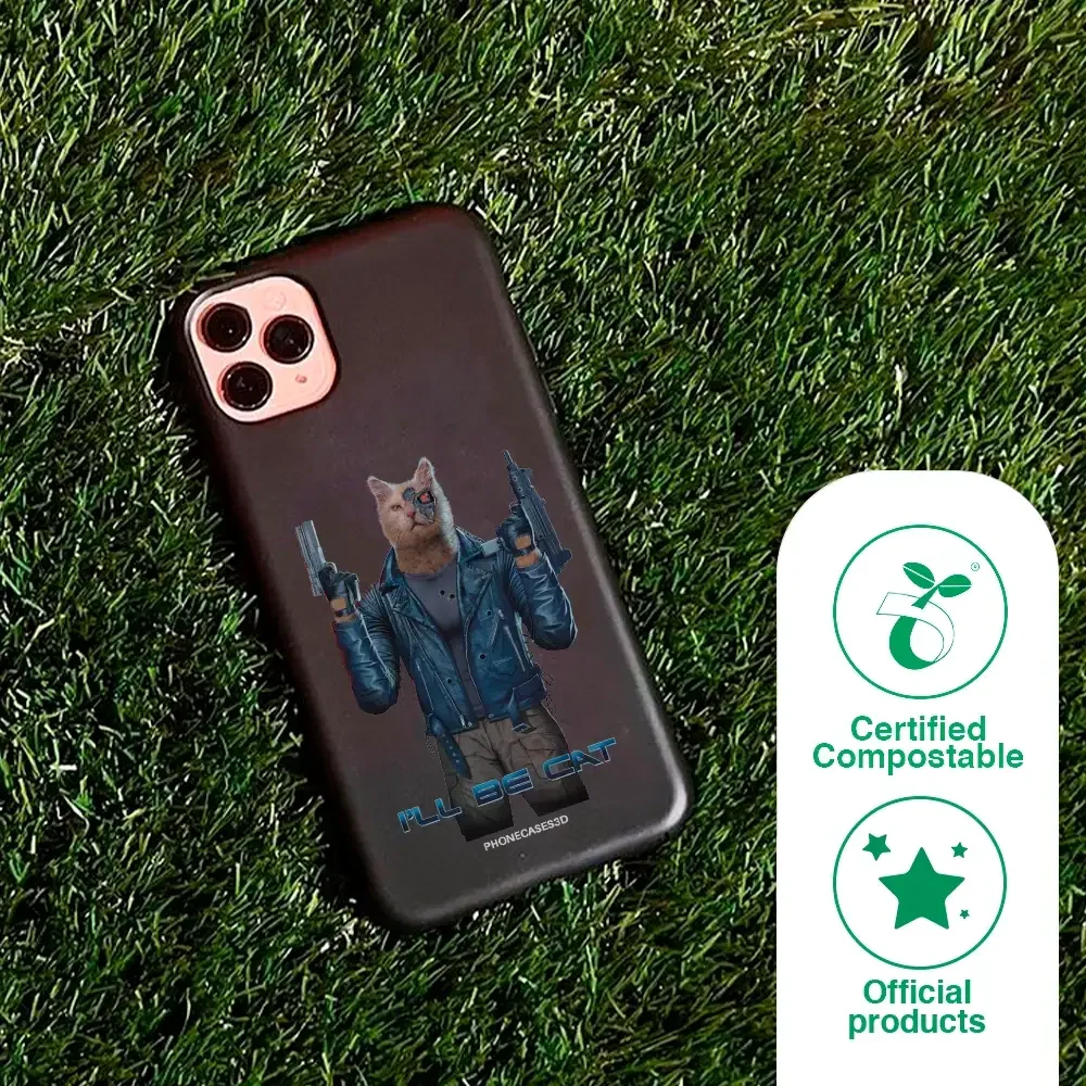 Vincent Hie Official Compostable Phone Case Design I´ll be Cat - Image 49
