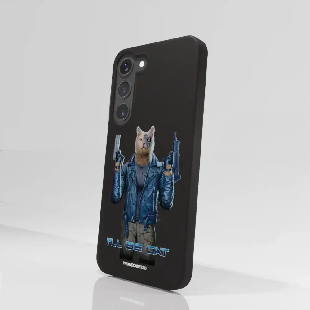 Vincent Hie Official Compostable Phone Case Design I´ll be Cat - Image 80