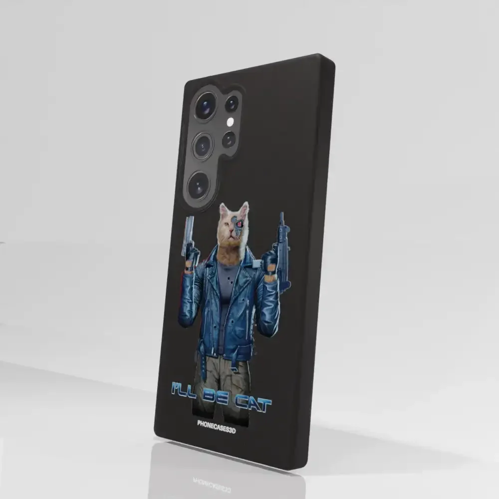 Vincent Hie Official Compostable Phone Case Design I´ll be Cat - Image 81