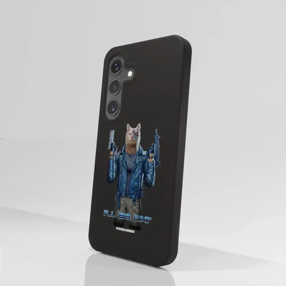 Vincent Hie Official Compostable Phone Case Design I´ll be Cat - Image 85