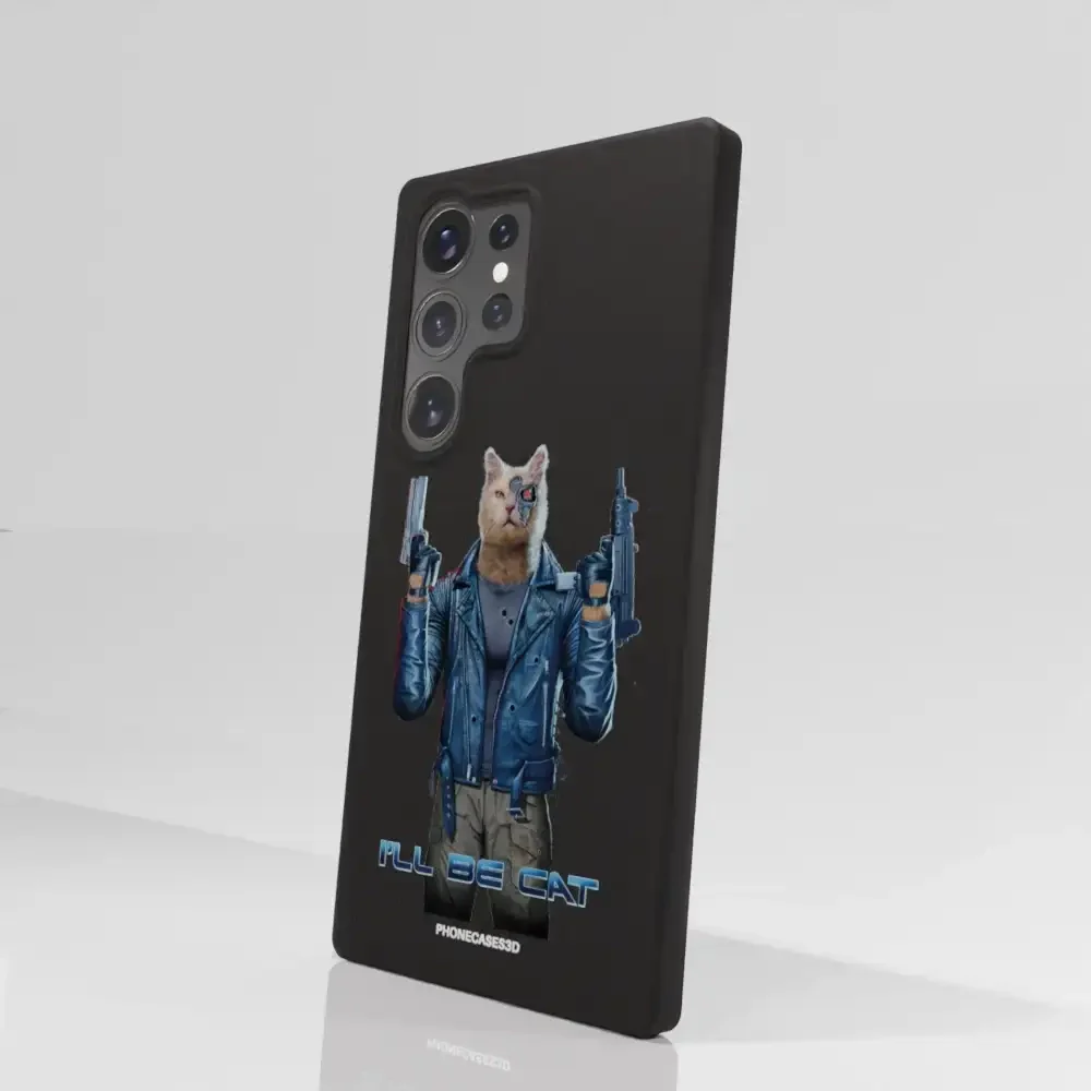 Vincent Hie Official Compostable Phone Case Design I´ll be Cat - Image 87
