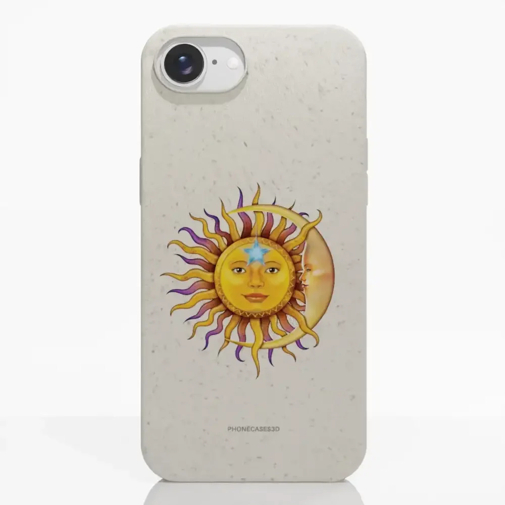 Vincent Hie Official White Compostable Phone Case Design Sun Moon - Image 19