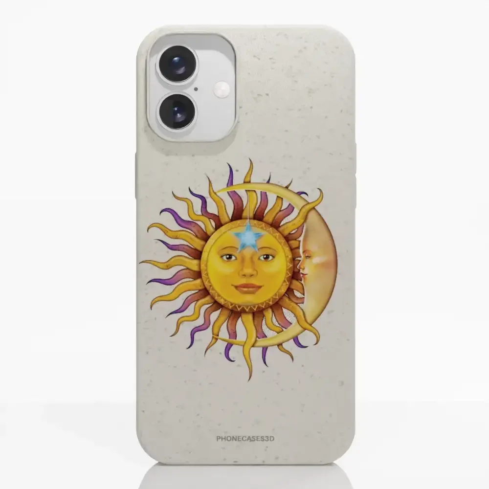 Vincent Hie Official White Compostable Phone Case Design Sun Moon - Image 20