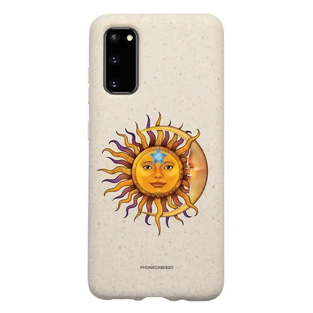 Vincent Hie Official White Compostable Phone Case Design Sun Moon - Image 27