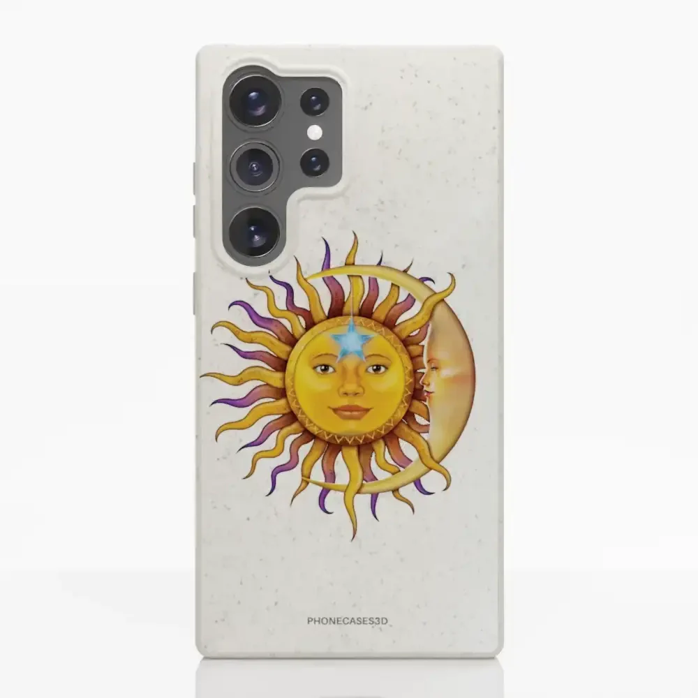 Vincent Hie Official White Compostable Phone Case Design Sun Moon - Image 42