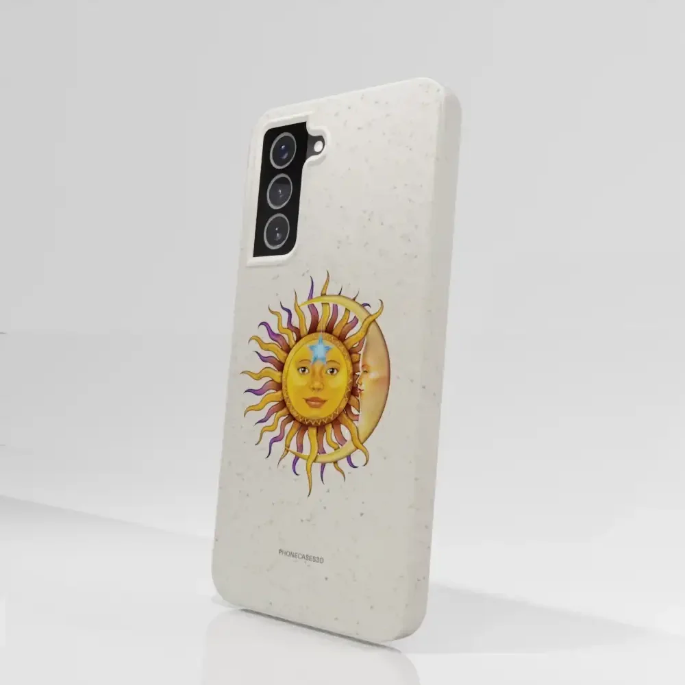 Vincent Hie Official White Compostable Phone Case Design Sun Moon - Image 73