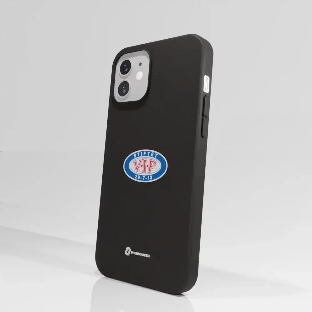 VIF Official Black Compostable Phone Case Crest - Image 48