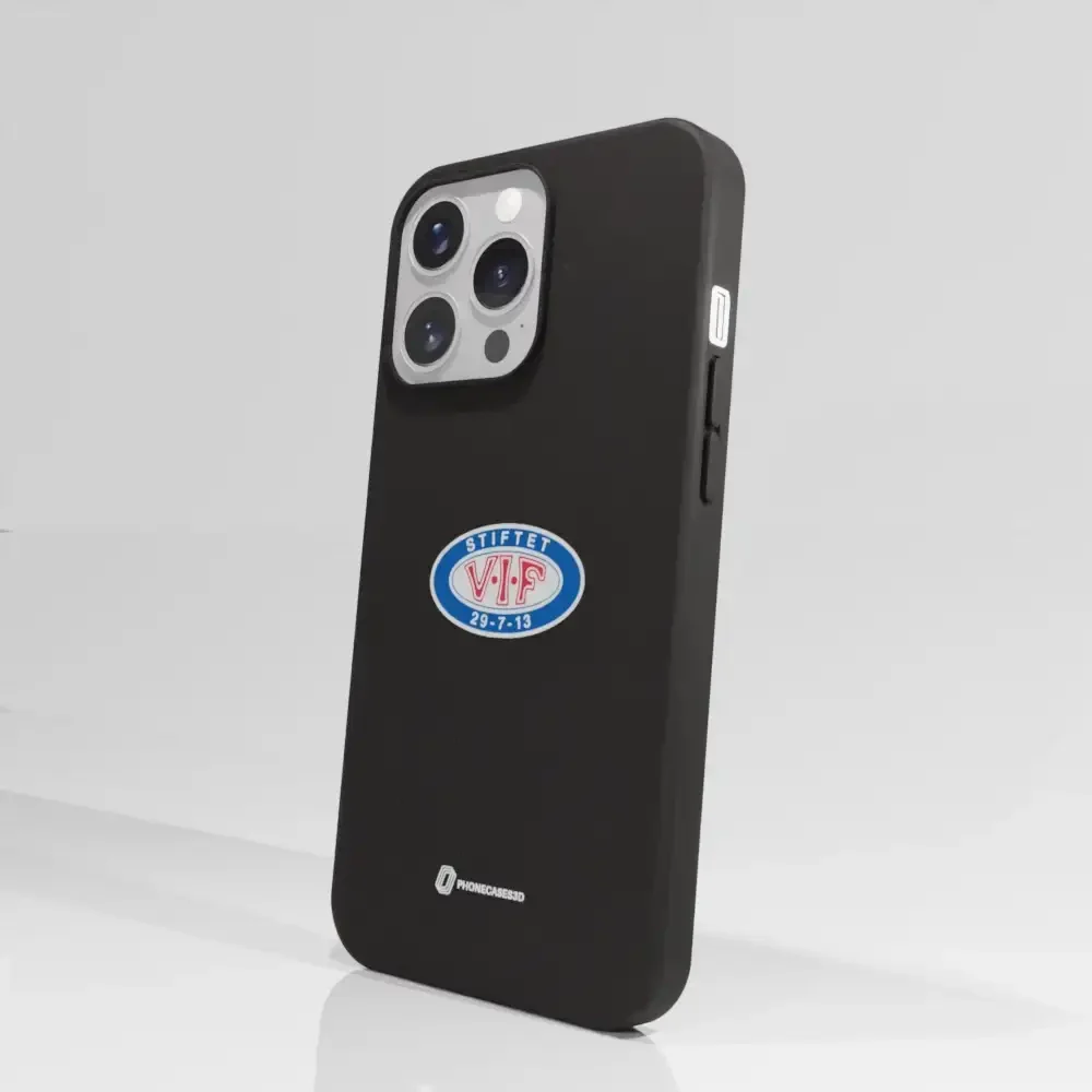 VIF Official Black Compostable Phone Case Crest - Image 52