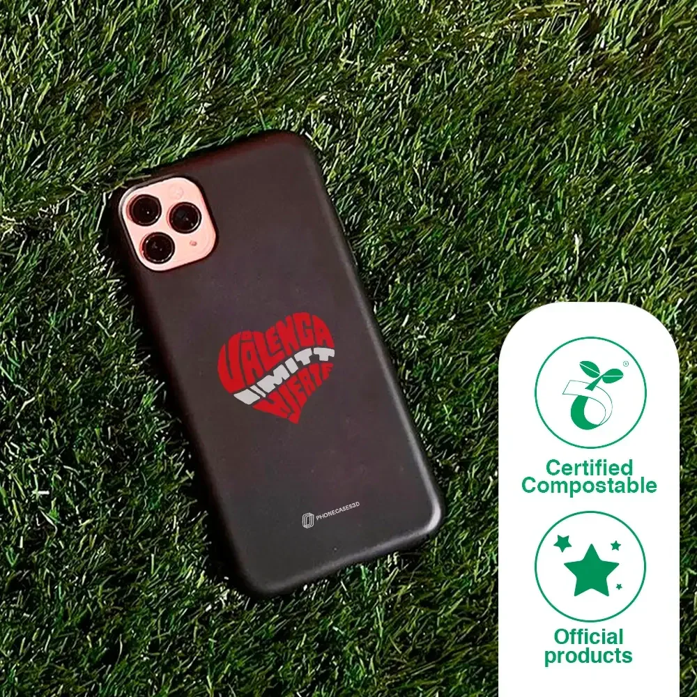 VIF Official Black Compostable Phone Case Heart Design - Image 82