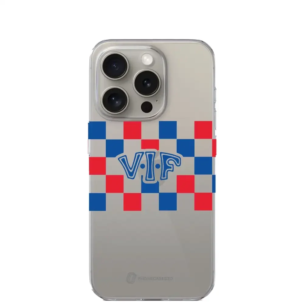 VIF Official Clear Phone Case Design square pattern - Image 13