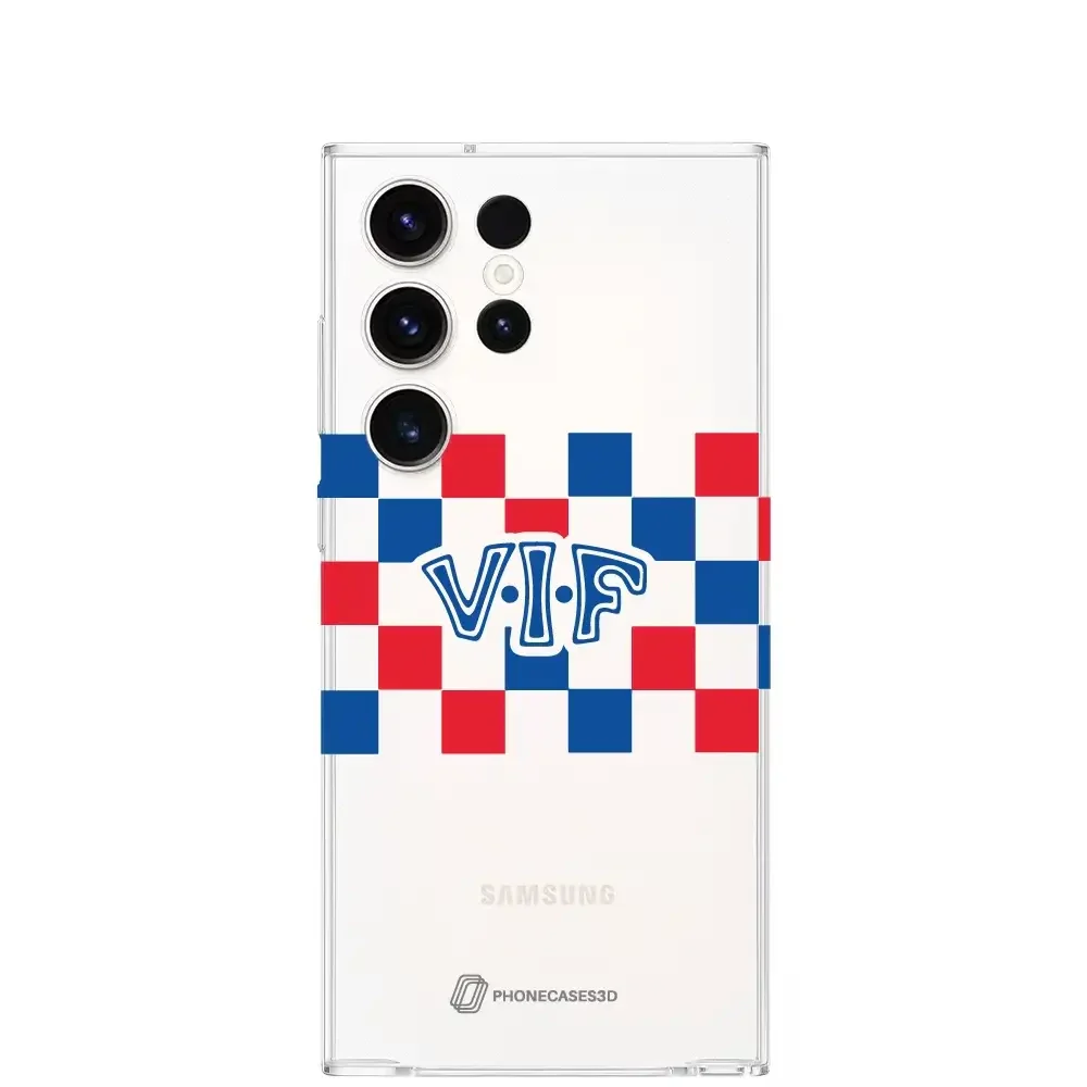 VIF Official Clear Phone Case Design square pattern - Image 28