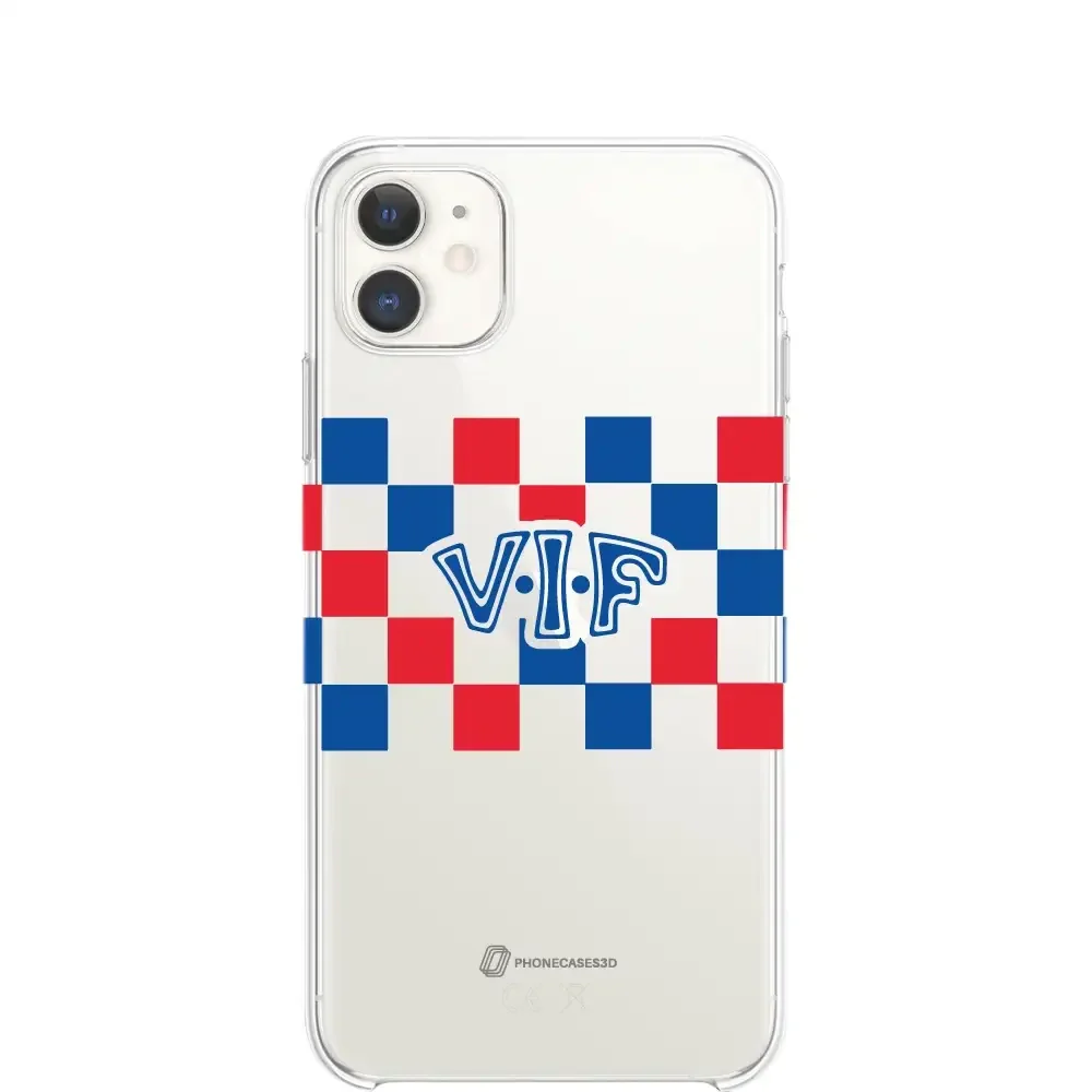 VIF Official Clear Phone Case Design square pattern - Image 3