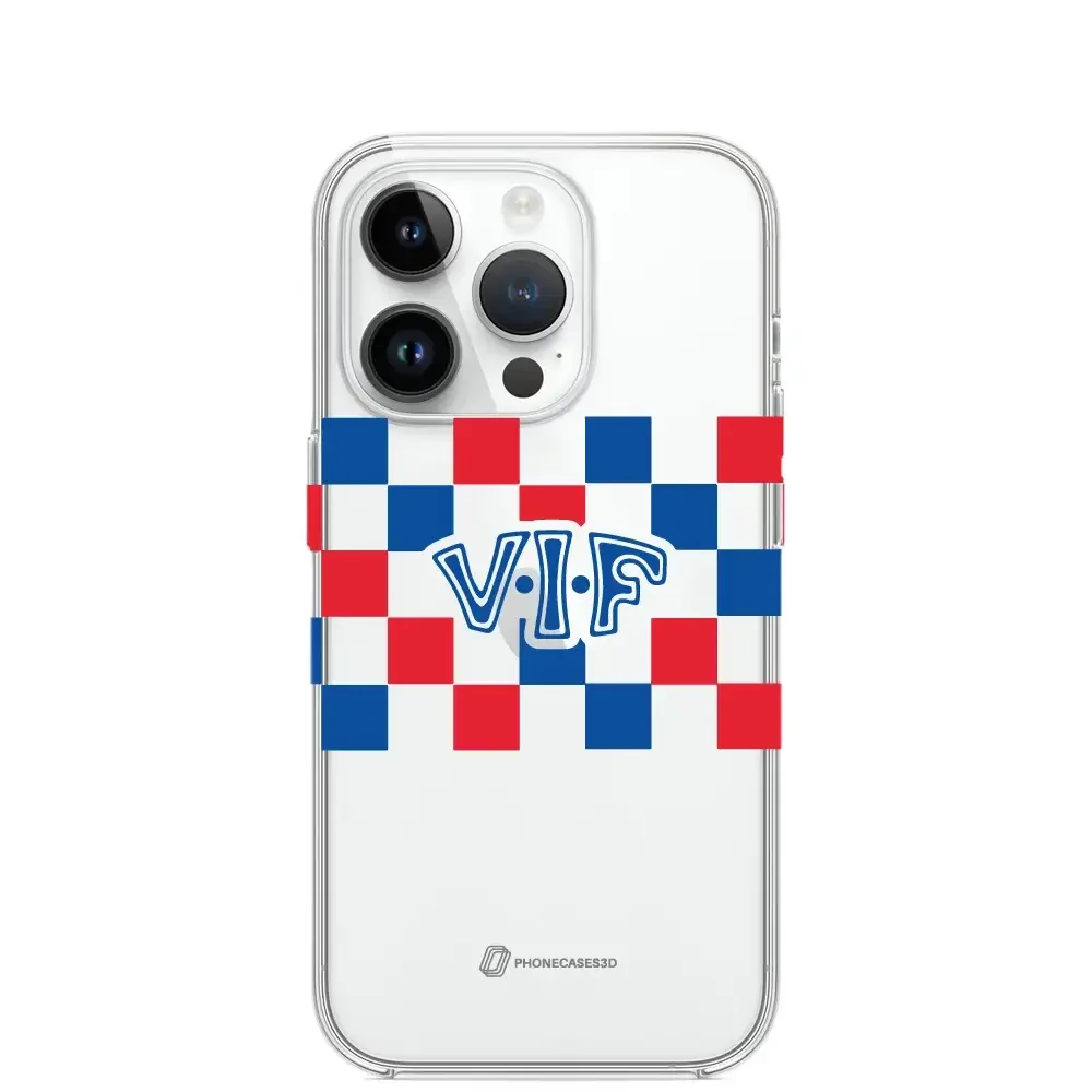 VIF Official Clear Phone Case Design square pattern - Image 8