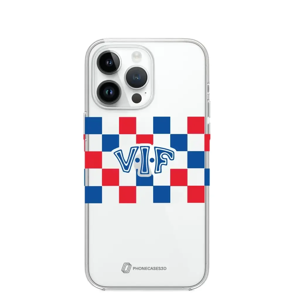 VIF Official Clear Phone Case Design square pattern - Image 9