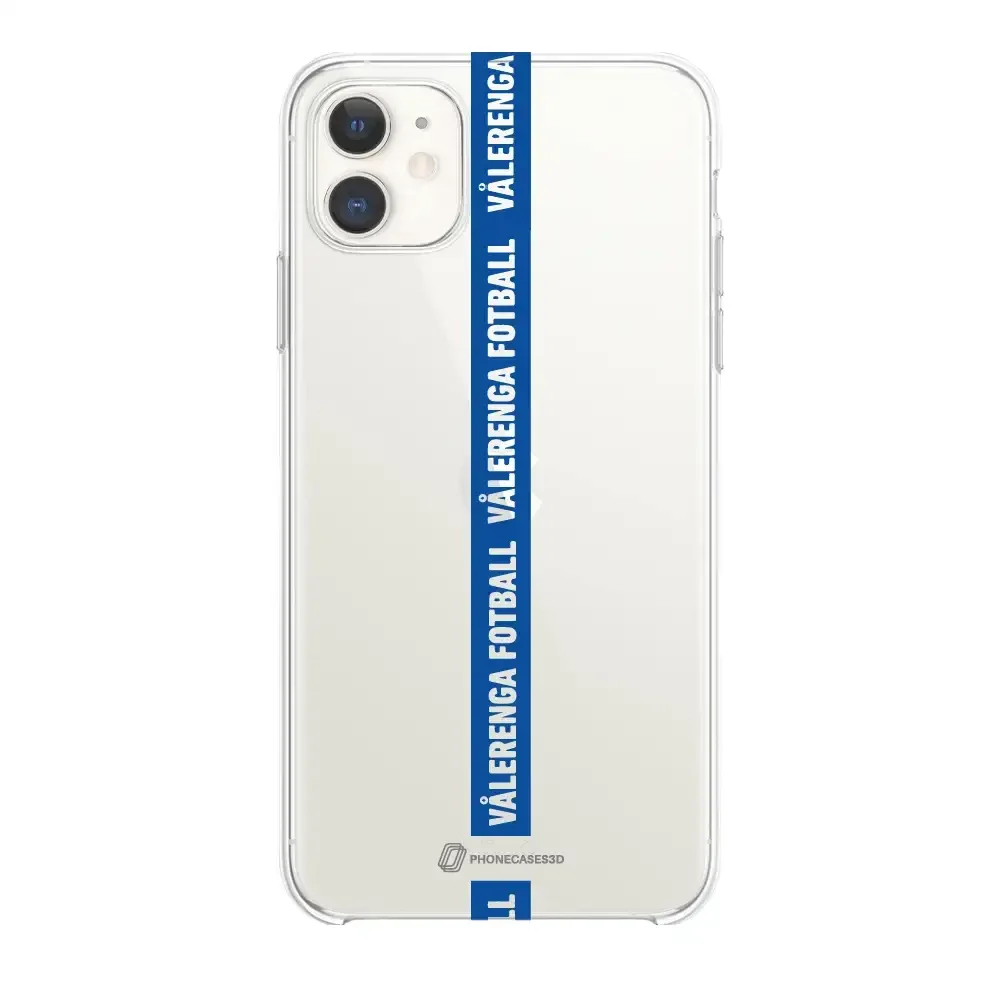 VIF Official Clear Phone Case Design vertical blue