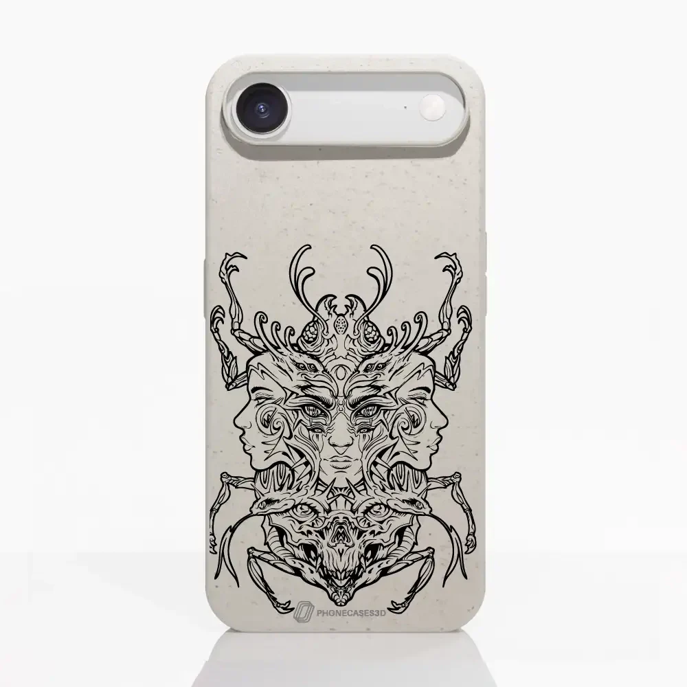Visions Official Compostable Phone Case black and white - Image 7